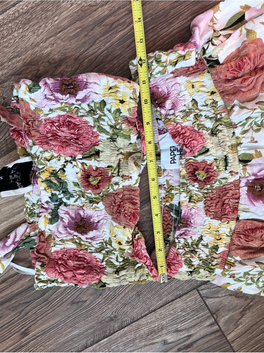 Anthropologie Floral Two-Piece Maxi Set by Paper Heart - Picture 4 of 6